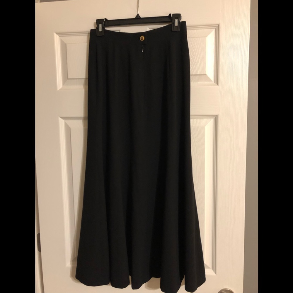 Vintage black Chanel maxi skirt